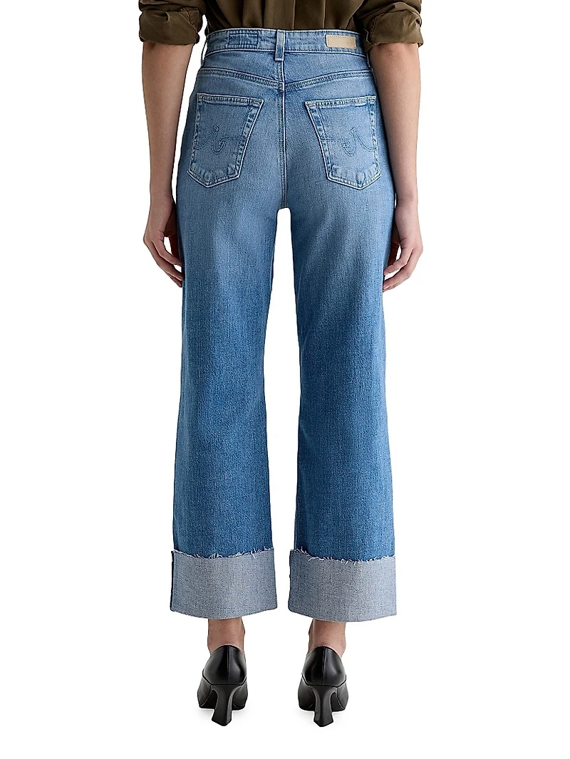 Kora Ankle High-Rise Wide Jeans