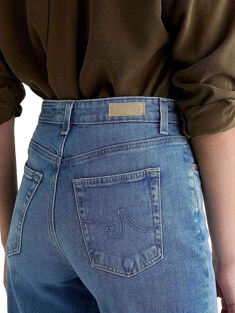 Kora Ankle High-Rise Wide Jeans