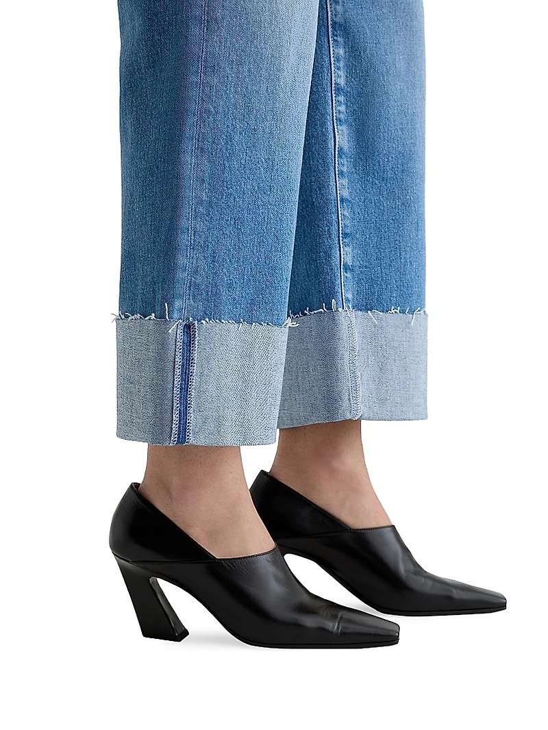 Kora Ankle High-Rise Wide Jeans