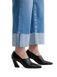 Kora Ankle High-Rise Wide Jeans