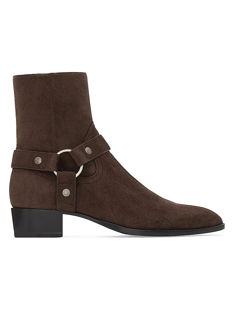 Wyatt Harness Boots Suede