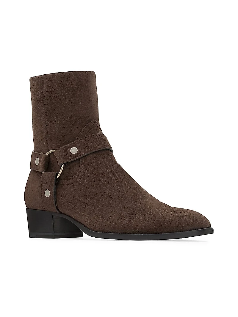 Wyatt Harness Boots Suede