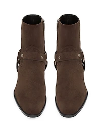 Wyatt Harness Boots Suede