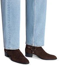 Wyatt Harness Boots Suede