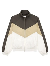 Teddy Jacket Crinkled Nylon