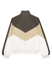 Teddy Jacket Crinkled Nylon