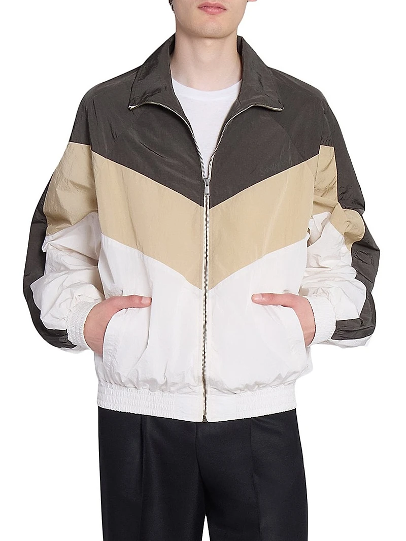 Teddy Jacket Crinkled Nylon