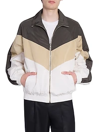 Teddy Jacket Crinkled Nylon