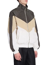 Teddy Jacket Crinkled Nylon
