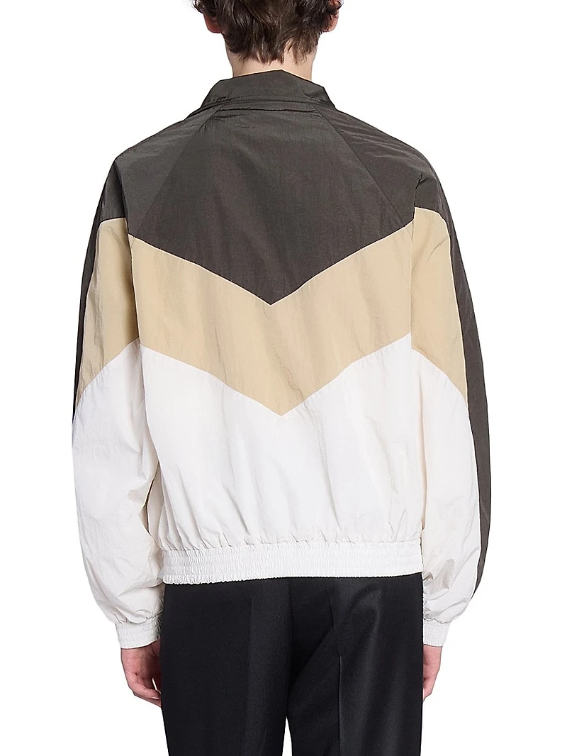 Teddy Jacket Crinkled Nylon