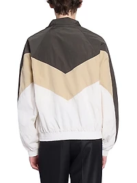 Teddy Jacket Crinkled Nylon