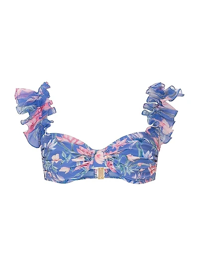 Amaryllis Flutter Bikini Top