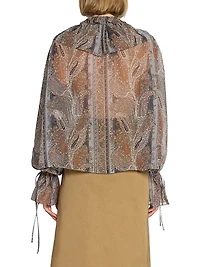 Blouse Paisley Silk Georgette