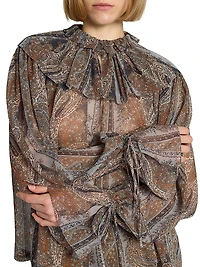 Blouse Paisley Silk Georgette