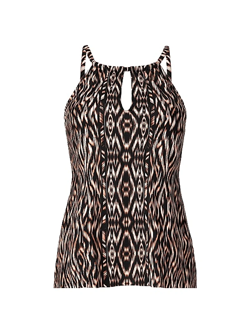 Plus Topkapi Peephole Tankini Top