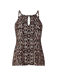 Plus Topkapi Peephole Tankini Top