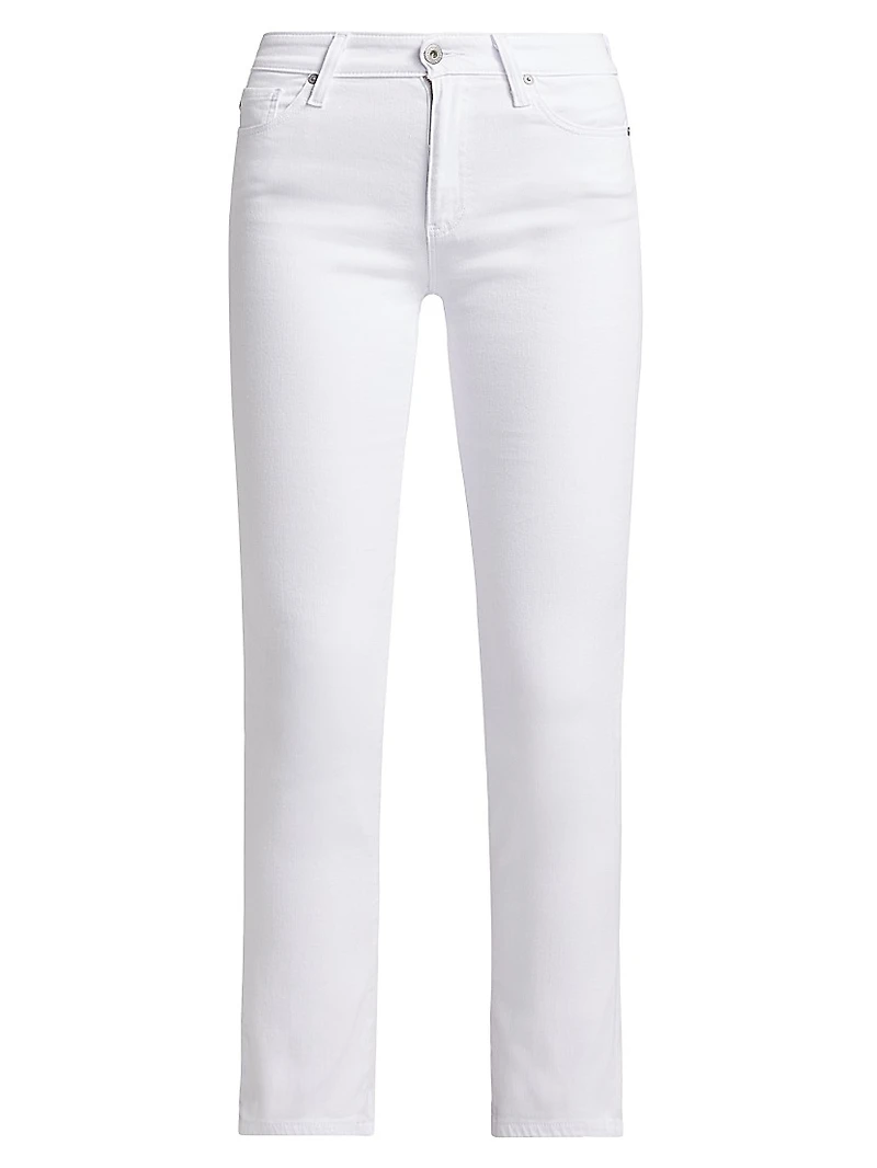 Mari Mid-Rise Slim-Straight Jeans