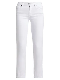 Mari Mid-Rise Slim-Straight Jeans