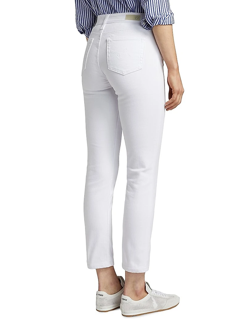 Mari Mid-Rise Slim-Straight Jeans