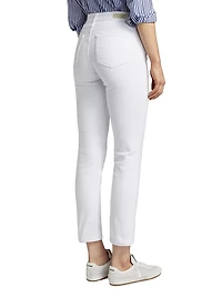 Mari Mid-Rise Slim-Straight Jeans