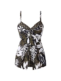 Plus Elle Dorado Love Knot Tankini Top