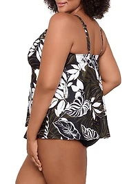 Plus Elle Dorado Love Knot Tankini Top