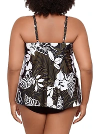 Plus Elle Dorado Love Knot Tankini Top