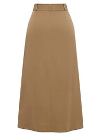 Midi Skirt Cotton Serge