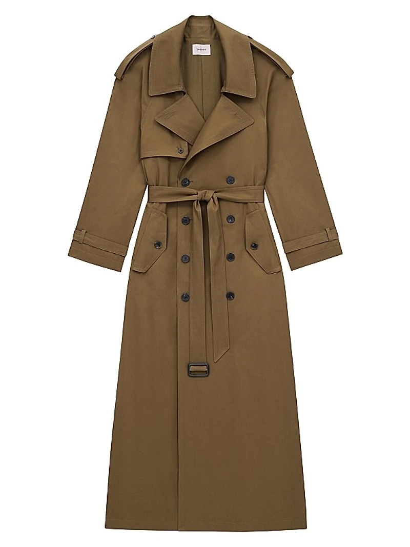 Trench Coat in Cotton Twill