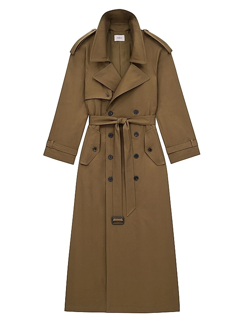 Trench Coat in Cotton Twill