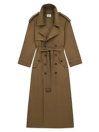Trench Coat in Cotton Twill