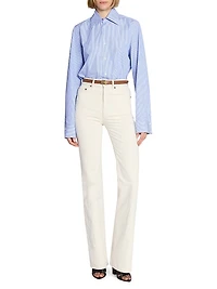 Cassandre Shirt Striped Cotton Poplin