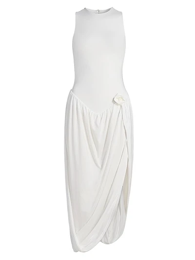 High Summer Marsalina Draped Midi-Dress