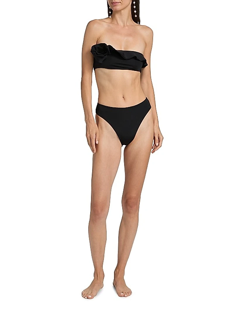 Bies Ruffle-Trimmed Bikini Set