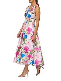 Payton Jacquard Tea-Length Dress