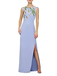 Ira Embellished Column Gown