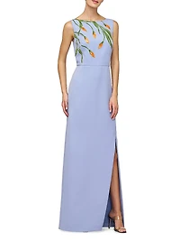 Ira Embellished Column Gown