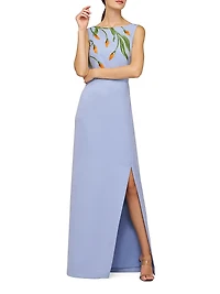 Ira Embellished Column Gown