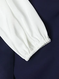 Bianca Faux-Wrap Walk-Thru Gown