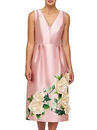 Briella Floral Midi-Dress