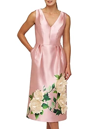 Briella Floral Midi-Dress