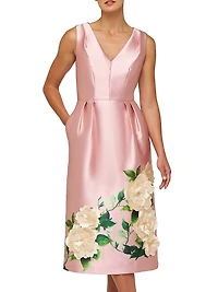 Briella Floral Midi-Dress