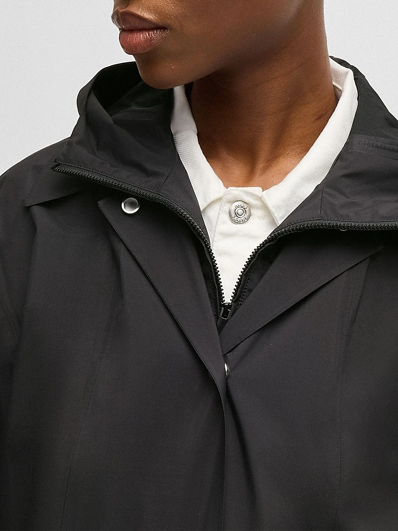 Water-Repellent Jacket with Detachable Fleece Inner