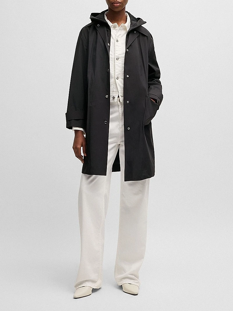 Water-Repellent Jacket with Detachable Fleece Inner