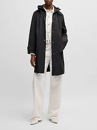 Water-Repellent Jacket with Detachable Fleece Inner