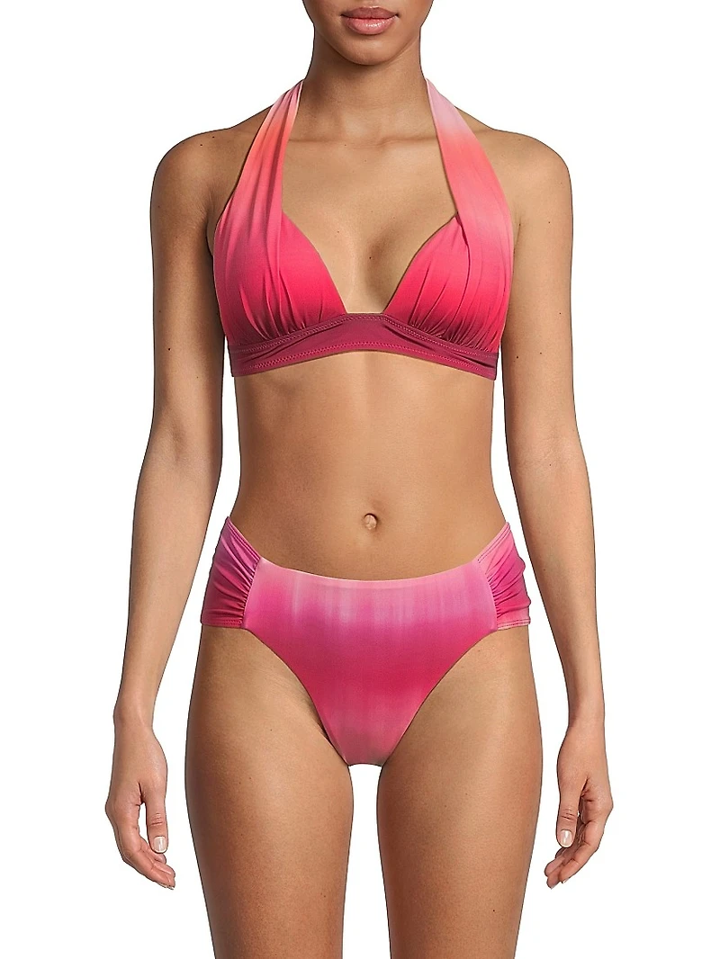 Rubie Shibori Print Bikini Top