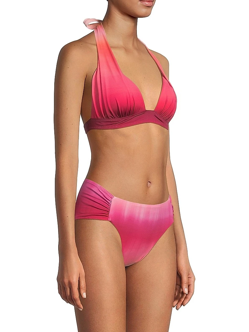Rubie Shibori Print Bikini Top