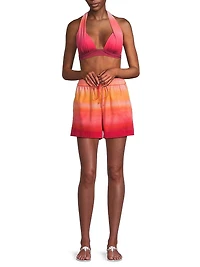 Jassiah Shibori Print Shorts
