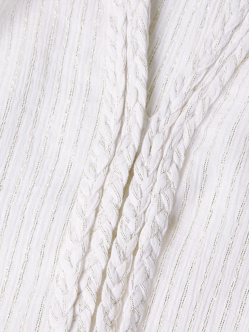 Bruna Metallic Blouse