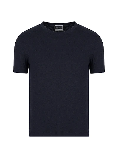 Cashmere Jersey Short-Sleeve T-Shirt